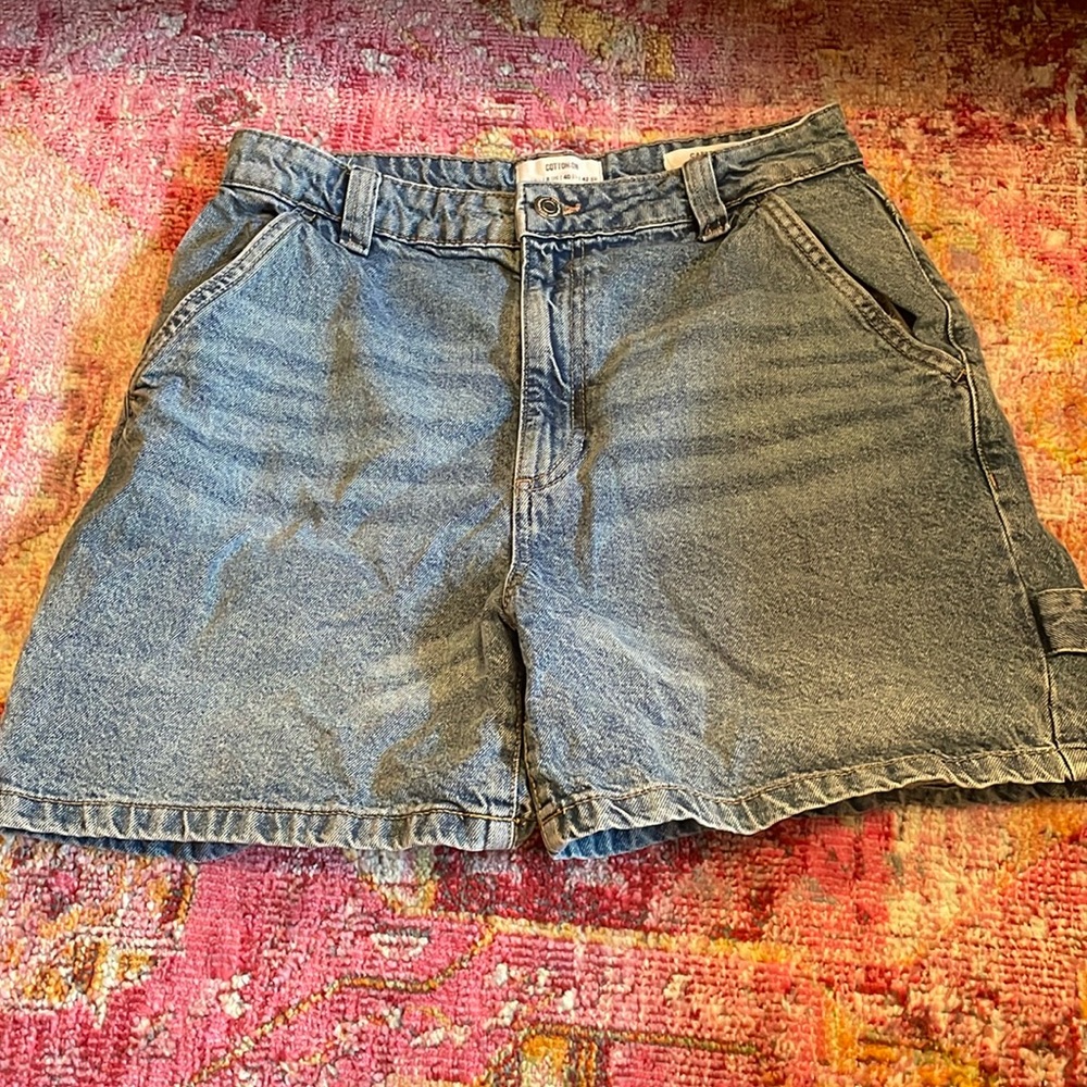 cotton on carpenter denim shorts